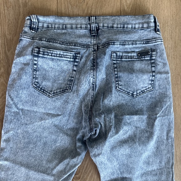 DG2  Diane Gilman Jeans Women's Acid Wash Denim Bootcut Designer Stretch 10 - Picture 4 of 7